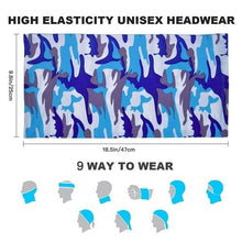 Multifunctional Unisex Neck Gaiter Headband – Dust & Sun Protection Headwear