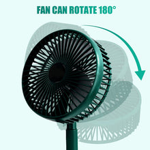 Telescopic Electric Desktop Fan - Adjustable, Foldable, Silent & Portable for Office & Travel