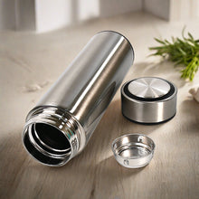 6973 Double Stainless Steel Wall Smart Flask Vacuum Insulated Water Bottle  Perfect For Hot And Cold Drinks  For Campaign Travelling (450ml)