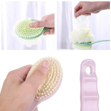 2-in-1 Bath Brush with Long Handle – Dual Function for Effortless Cleaning