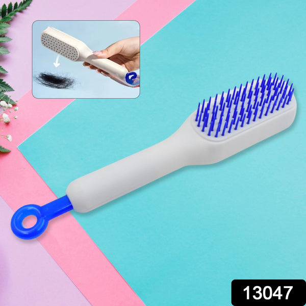 Self-Cleaning Hairbrush – Anti-Static Detangling & Massage Comb with Rotating Clean Feature