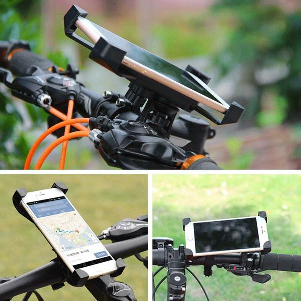 Bike Phone Mount – Anti-Shake Cradle Clamp with 360° Rotation