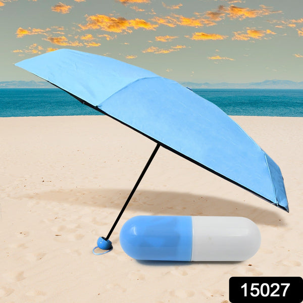 5-Fold Manual Open Umbrella with Capsule Case (1 Piece)