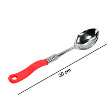 Stainless Steel Serving Spoon with Plastic Handle – Durable & Comfortable