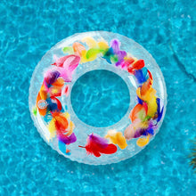 Swim Ring For Adults Conveniently Portable Feathers Swimming Ring For Water Play For Beaches Swimming Summer Vacation Womens Mens (1 Pc)