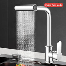 Multifunction Shower Waterfall Kitchen Faucet – 360° Rotating, Touch-Activated Extender for Washing Vegetables & Fruits (4-in-1)