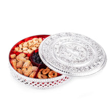 Round Candy Box and Dry Fruit Storage Container - Perfect for Kitchen Use and Home Decor