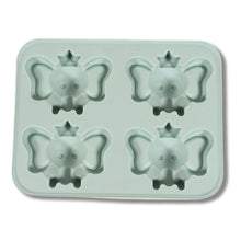 8160 Silicone Cartoon Shape 4 Grid Ice Cube Tray Ice Cube Molds Trays Small Cubes Tray For Fridge Flexible Silicon Ice Tray (1 Pc)