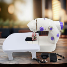 Mini Electric Sewing Machine – Portable with Extension Table & Foot Pedal for Tailoring