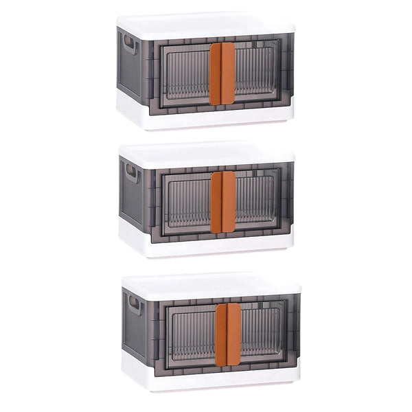 Plastic Folding Wardrobe Storage Organizer (3 Layer  1 Pc) Wukusy