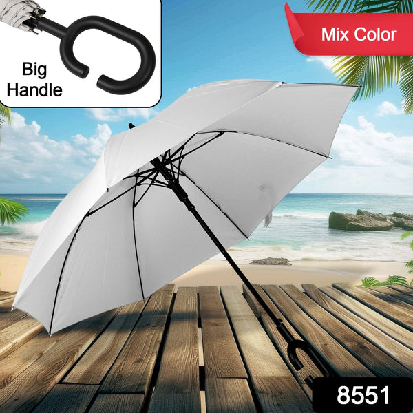 8551umbrella Summer Sun And Rain Protectionfoldable Cute Umbrella  C-shaped Handle  Uv Protection Rain Sun Umbrella  Travel Accessories  Umbrella For Children Girls And Boys (1 Pc  Mix Color)