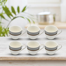 Ceramic Tea  Cups And Saucer  Rakabi Set Of 12 Pcs