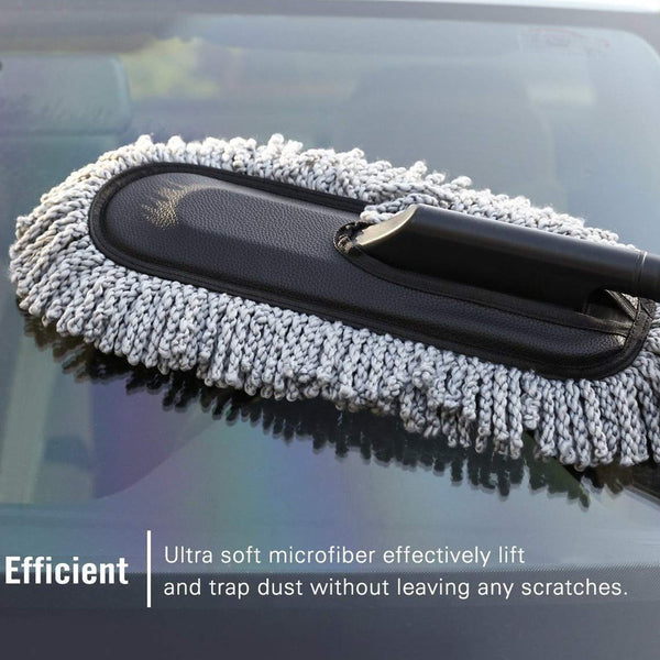 Car Dust Brush – Soft Bristle Interior & Exterior Cleaning Tool (1 Pc) - Top Trendy Essentials