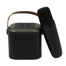 Wireless Speaker Microphone Set with RGB Light – Portable Karaoke Machine with Memory Card Support, Perfect for Travel and TV Use