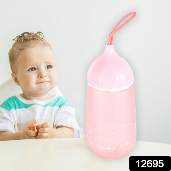 Unique Shape Premium Plastic Water Bottle – Leakproof, BPA-Free, Easy to Carry with Dori, Ideal for Children, Home, and School (550 ml)