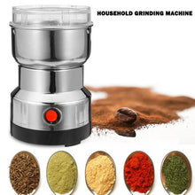 Multifunction Electric Grinder Machine for Cereals, Grains, Spices, Herbs, and Coffee Beans – Stainless Steel, Home Use