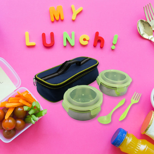 Airtight  Leak Proof Stainless Steel Container Multi Compartment Lunch Box Carry To All Type Lunch In Lunch Box  Premium Quality Lunch Box Ideal For Office  School Kids  Travelling Ideal (3 Different Lunch Box)