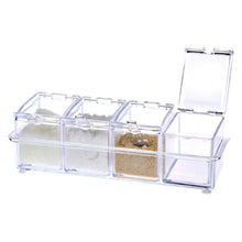 Acrylic Seasoning Box – Salt, Pepper & Spice Rack Organizer