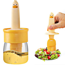 2-in-1 Oil Dispenser Bottle with Silicone Basting Brush (1 Set)