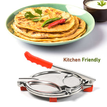 Puri Press Maker – Stainless Steel Manual Puri & Roti Press Machine with Handle (Medium)