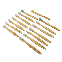 13084 Bamboo Wooden Toothbrush Softtoothbrushwooden Child Bamboo Biodegradable Toothbrushmanual Toothbrush For Adult Kids (15 Pcs Set  With Round Box)