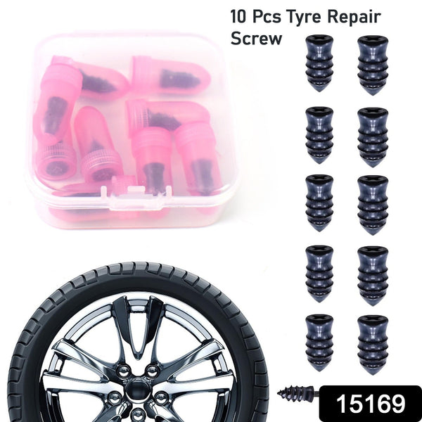 Tire Repair Rubber Nails – Fast &amp; Easy Tire Puncture Repair (10 Pcs Set, Pink) Wukusy