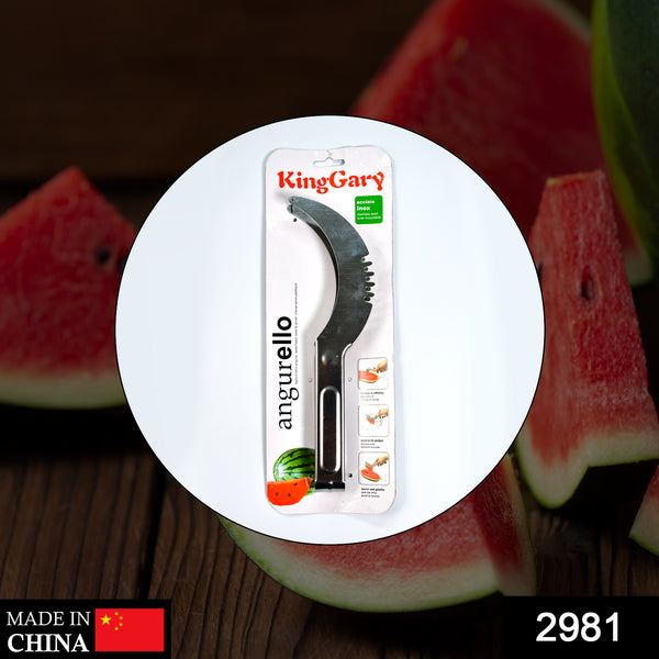 Watermelon Cantaloupe Slicer Stainless Steel Knife – Fruit & Vegetable Corer, Melon Cutter Kitchen Tool