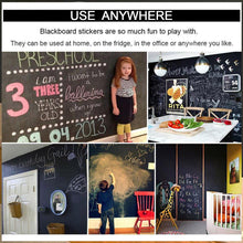 Blackboard Erasable Wall Sticker – Removable Chalkboard Mural for Kids Room