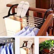 Steel Hanging Cloth Drying Rack – Compact Rack for Home, Balcony & Window Use