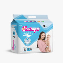 Champs Soft and Dry Baby Diaper Pants (Medium, 74 Pcs) for Superior Comfort