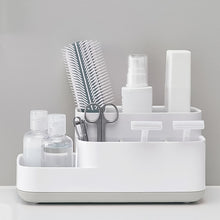 Plastic Multipurpose 5-Compartment Bathroom & Desk Organizer Holder (1 Pc)