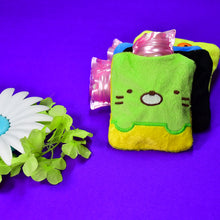 Green Kitty Small Hot Water Bag With Cover