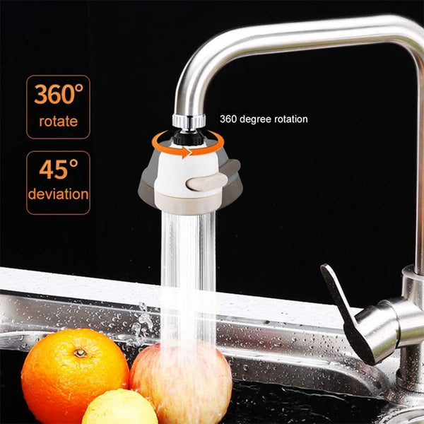 Rotatable Splash-Proof Water-Saving Nozzle – 3 Modes Faucet Filter Sprayer