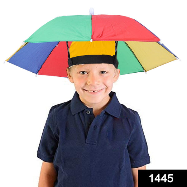 Hands-Free Umbrella Hat for Sun and Rain Protection