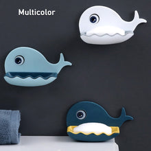 Fish-Shaped Double Layer Adhesive Waterproof Soap Holder