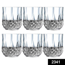 Heavy Unbreakable Stylish Transparent Glass Set (250ml, 6pcs)