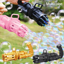 8-Hole Battery Operated Bubbles Gun Toys For Boys And Girls