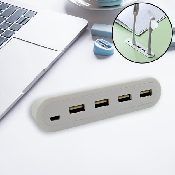 4-in-1 USB Hub – Compatible with Pen Drives, Mouse, Keyboards, Cameras, Mobiles, Tablets, PCs, Laptops, TVs, and More