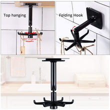 360° Rotatable Hooks for Hanging – Adjustable Storage Solution