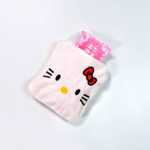 6526 White Hello Kitty Small Hot Water Bag With Cover For Pain Relief Neck Shoulder Pain And Hand Feet Warmer Menstrual Cramps.