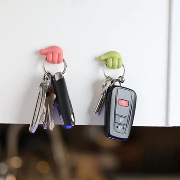 Multifunctional Hand Shape Wall Clip – Key and Cable Holder