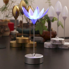 Lotus Flower Lamp with Music Speaker – Touch Open/Close, USB Rechargeable (1 Pc)