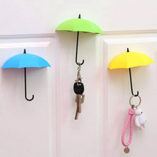 Multipurpose Umbrella Key Hat Holder Wall Hook (Multicolor)