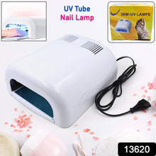 UV Glue Nail Curing Lamp - 36W Fast Curing with 4 Tubes (1 Pc)