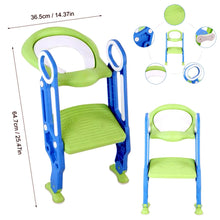 2-in-1 Training Foldable Ladder Potty Toilet Seat for Kids