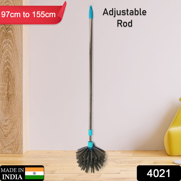 Cobweb Brush with Stainless Steel Extendable Handle – Long Reach Dusting Brush for Ceiling, Lights, Fans, and Webs Cleaning (Home & Kitchen)