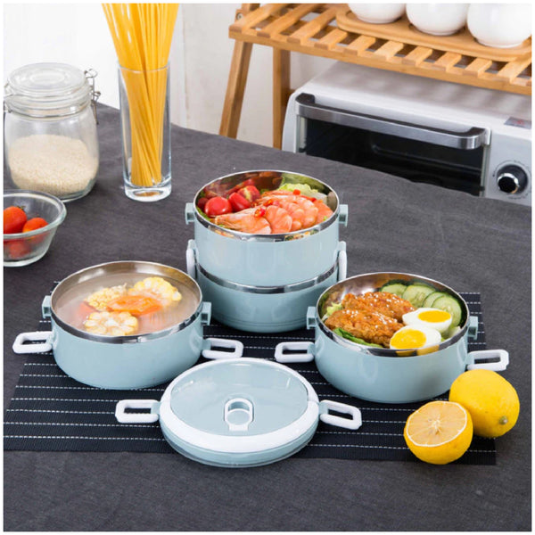 4-Layer Multi-Layer Stainless Steel Hot Lunch Box