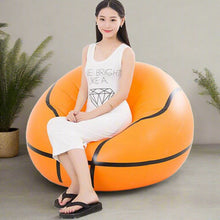 Foldable Sofa – Cartoon Style Inflatable Ball Chair for Adults & Kids (110cm x 80cm)