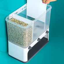 3-in-1 Easy Flow Cereal Dispenser – Push Button Wall Mount Container for Kitchen Storage