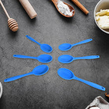 Multipurpose Silicone Spoon Silicone Basting Spoon Non-stick Kitchen Utensils Household Gadgets Heat-resistant Non Stick Spoons Kitchen Cookware Items Forcooking And Baking (6 Pcs Set)